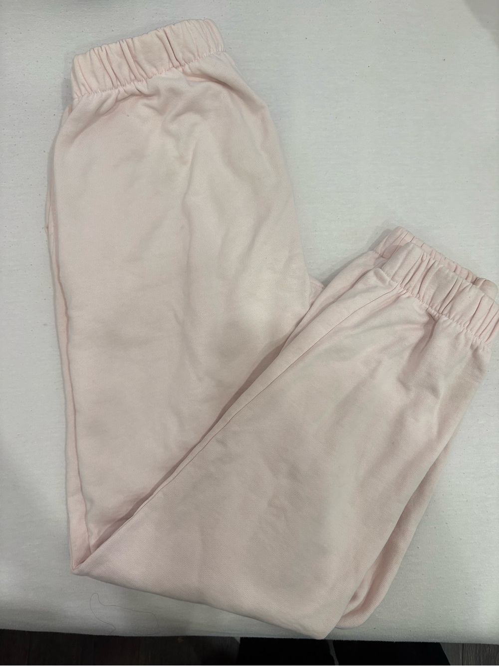 Brandy Melville Light Pink Elastic Waist Jogger Pants